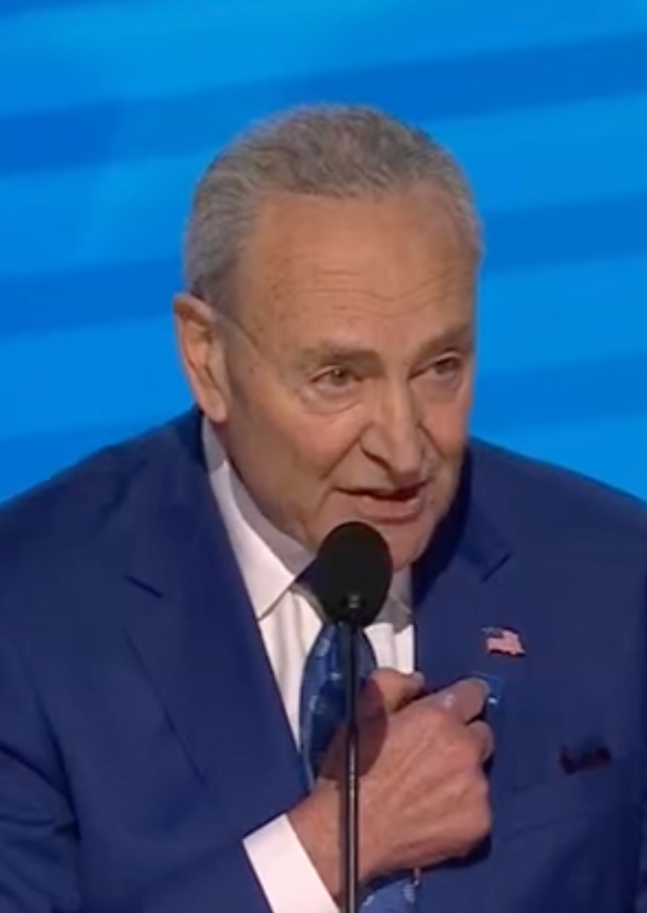 Chuck-Schumer-Blue-Square-Podium